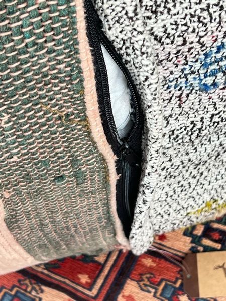 Nostaljik Kilim Puf Ölçü Çap 45 Cm Yükseklik 42 Cm