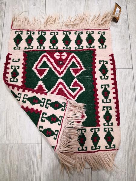 El Dokumasi Anadolu Motif Kök Boya Yün Kilim Aoa Ölçü 49X54Cm