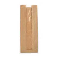 Kese Kağıdı Çizgili Şamua Kraft Pencereli 15X40 1 Kilo