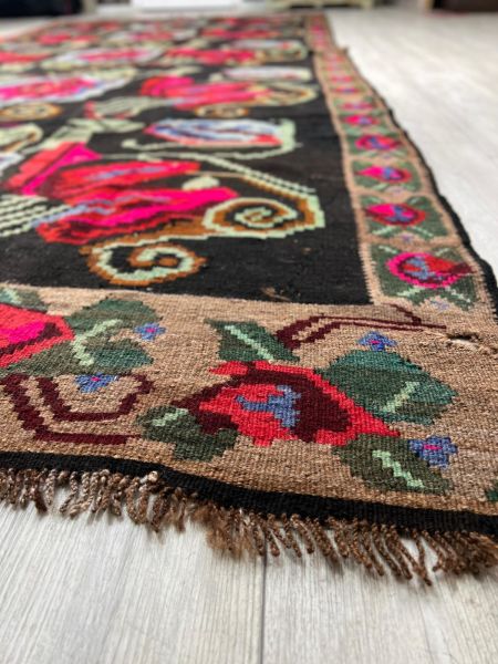 El Dokumasi Halı Kilim Yolluk Paspas Ölçü 417X200 Cm