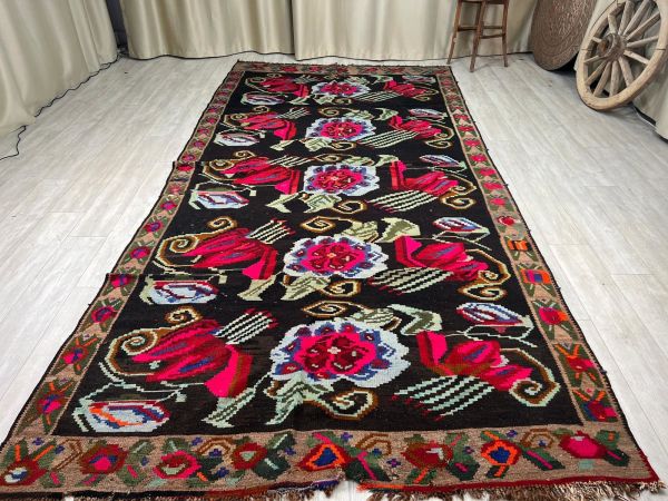 El Dokumasi Halı Kilim Yolluk Paspas Ölçü 417X200 Cm