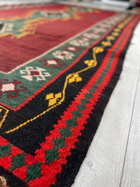 El Dokumasi Halı Kilim Yolluk Paspas Ölçü 346X198 Cm