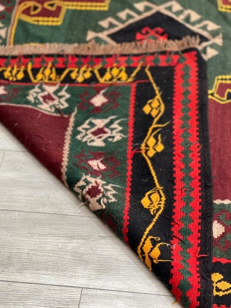 El Dokumasi Halı Kilim Yolluk Paspas Ölçü 346X198 Cm