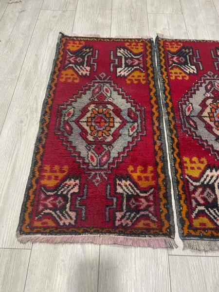 İkiz El Dokuma Halı Aoa Ölçü 94X47Cm