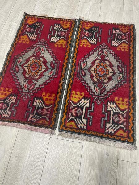 İkiz El Dokuma Halı Aoa Ölçü 94X47Cm