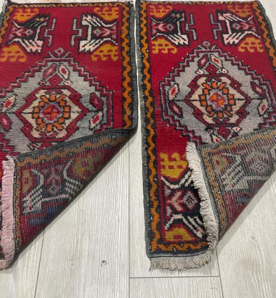 İkiz El Dokuma Halı Aoa Ölçü 94X47Cm