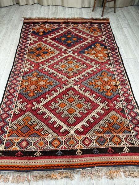 El Dokumasi Halı Kilim Yolluk Paspas Ölçü 300X180 Cm
