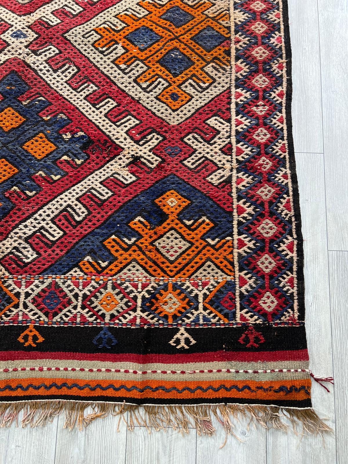 El Dokumasi Halı Kilim Yolluk Paspas Ölçü 300X180 Cm
