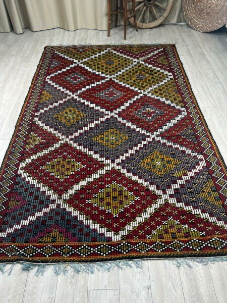 El Dokumasi Halı Kilim Yolluk Paspas Ölçü 320X203 Cm