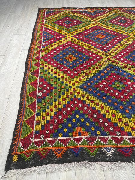 El Dokumasi Halı Kilim Yolluk Paspas Ölçü 287X207 Cm