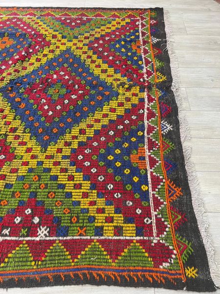 El Dokumasi Halı Kilim Yolluk Paspas Ölçü 287X207 Cm