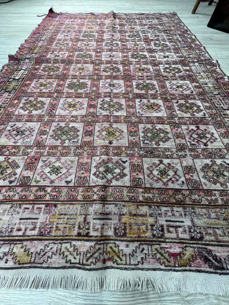 El Dokumasi Halı Kilim Yolluk Paspas Ölçü 196X128 Cm