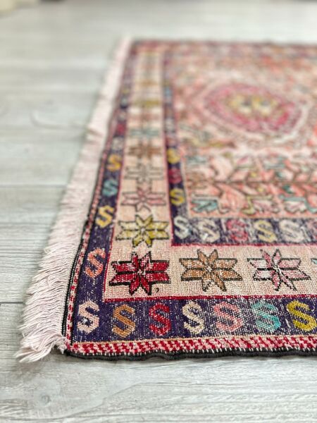 El Dokumasi Halı Kilim Yolluk Paspas Ölçü 195X114 Cm