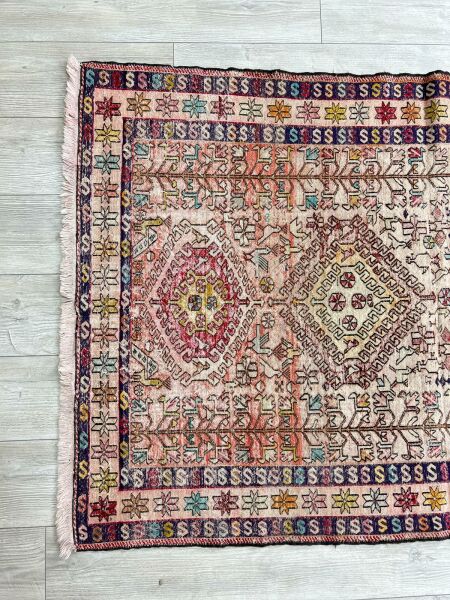 El Dokumasi Halı Kilim Yolluk Paspas Ölçü 195X114 Cm