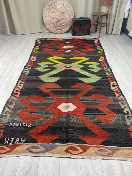 El Dokumasi Halı Kilim Yolluk Paspas Ölçü 345X167 Cm