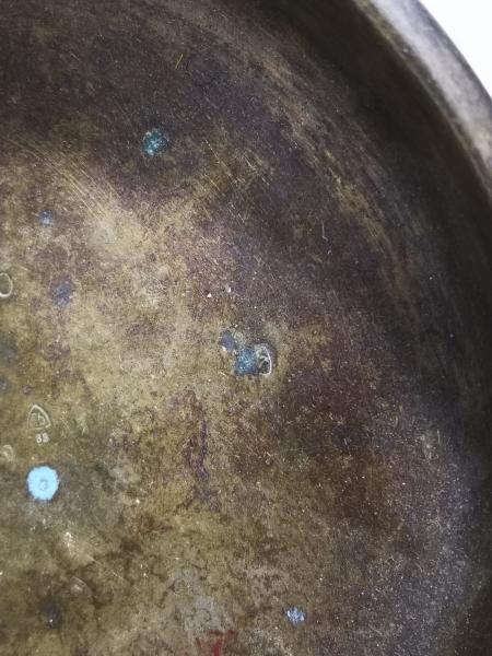 Topane Damgalı 1952 Yilina Ait, Eşli Bakır Terazi Kefesi Aoa Ölçü 25Cm Çapi 6Cm Yüksekliği