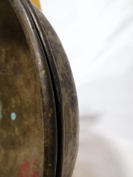 Topane Damgalı 1952 Yilina Ait, Eşli Bakır Terazi Kefesi Aoa Ölçü 25Cm Çapi 6Cm Yüksekliği