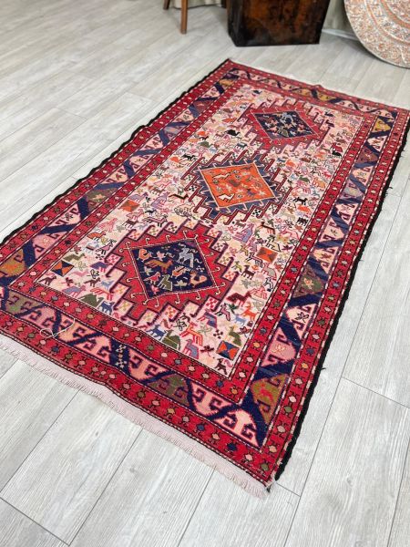 El Dokumasi Halı Kilim Yolluk Paspas Ölçü 197X107 Cm