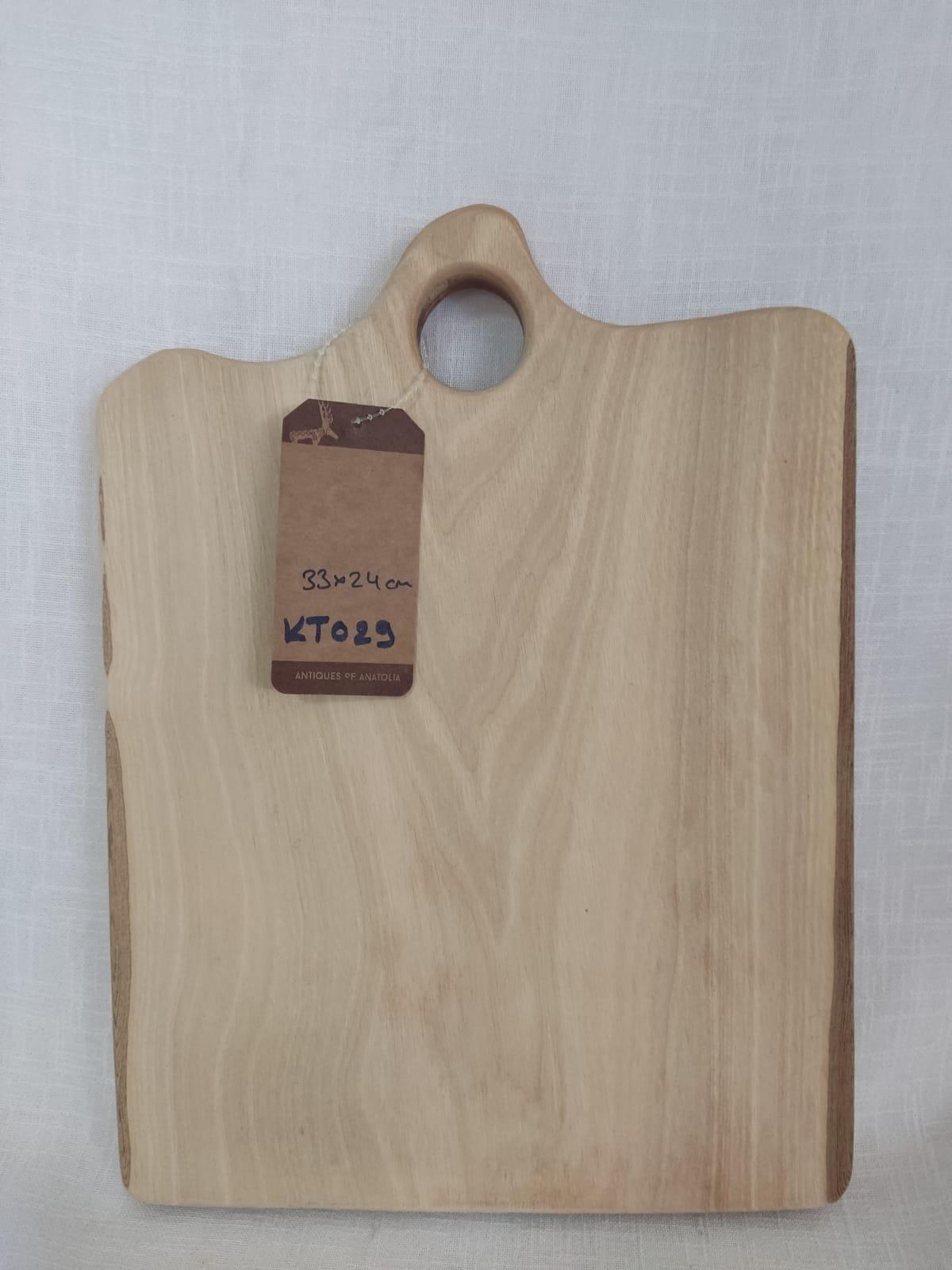 Masif Ahsap Sunum Ve Kesme Tahtasi Aoa Ölçü 33X24Cm 2Cm Yüksekliği