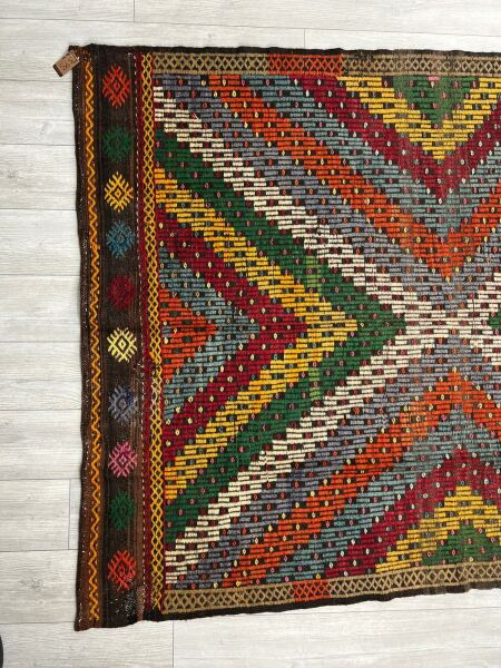 El Dokumasi Halı Kilim Yolluk Paspas Ölçü 348X166 Cm