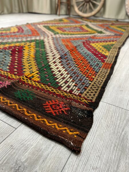 El Dokumasi Halı Kilim Yolluk Paspas Ölçü 348X166 Cm