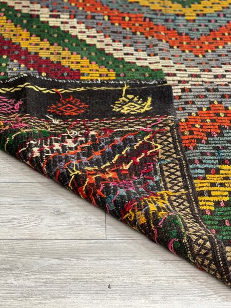 El Dokumasi Halı Kilim Yolluk Paspas Ölçü 348X166 Cm