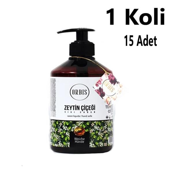 Sivi El Sabun 500 Ml Zeytin Çiçeği Orbis 15 Adet 1 Koli
