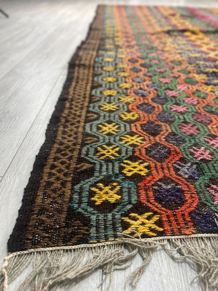 El Dokumasi Halı Kilim Yolluk Paspas Ölçü 295X182 Cm