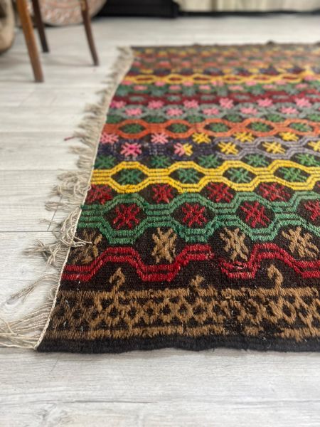 El Dokumasi Halı Kilim Yolluk Paspas Ölçü 295X182 Cm