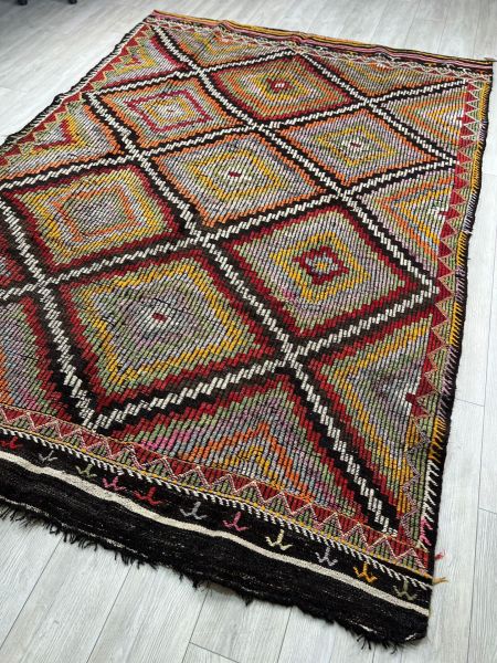 El Dokumasi Halı Kilim Yolluk Paspas Ölçü 302X213 Cm