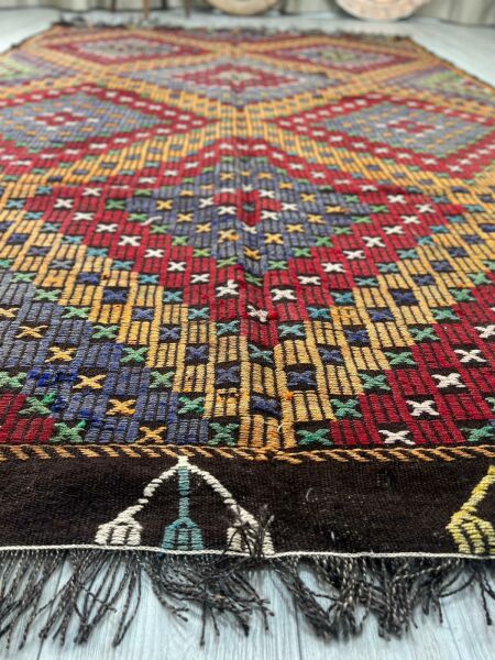 El Dokumasi Halı Kilim Yolluk Paspas Ölçü 310X200 Cm