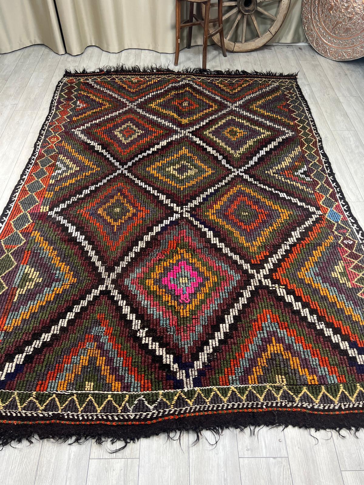 El Dokumasi Halı Kilim Yolluk Paspas Ölçü 305X220 Cm