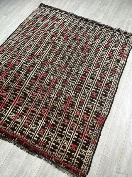 El Dokumasi Halı Kilim Yolluk Paspas Ölçü 250X202 Cm