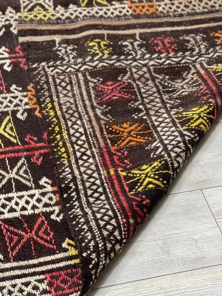 El Dokumasi Halı Kilim Yolluk Paspas Ölçü 254X195,5 Cm