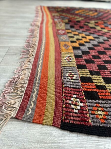 El Dokumasi Halı Kilim Yolluk Paspas Ölçü 277X196 Cm