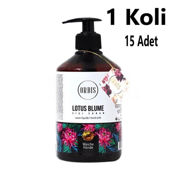 Sivi El Sabun 500 Ml Lotus Orbis 15 Adet 1 Koli