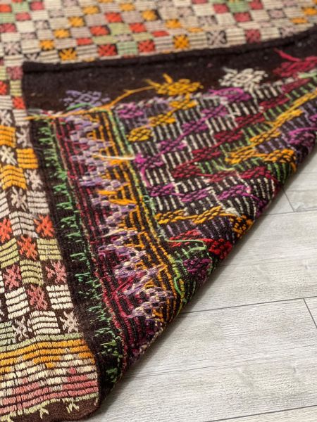 El Dokumasi Halı Kilim Yolluk Paspas Ölçü 263X184 Cm
