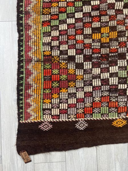 El Dokumasi Halı Kilim Yolluk Paspas Ölçü 263X184 Cm