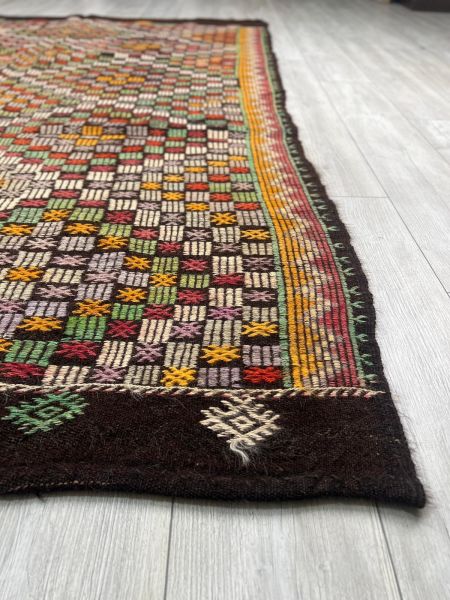 El Dokumasi Halı Kilim Yolluk Paspas Ölçü 263X184 Cm