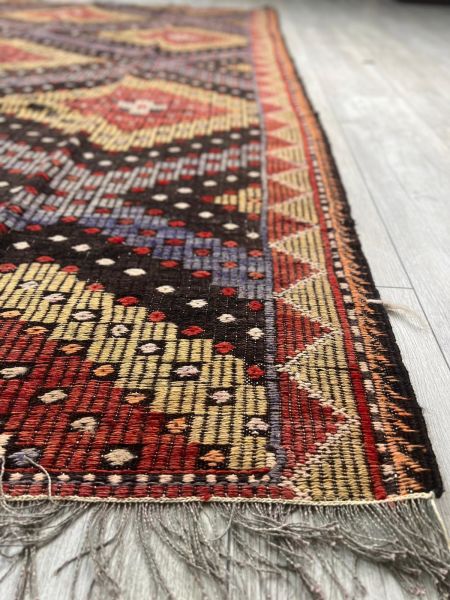 El Dokumasi Halı Kilim Yolluk Paspas Ölçü 263X184 Cm