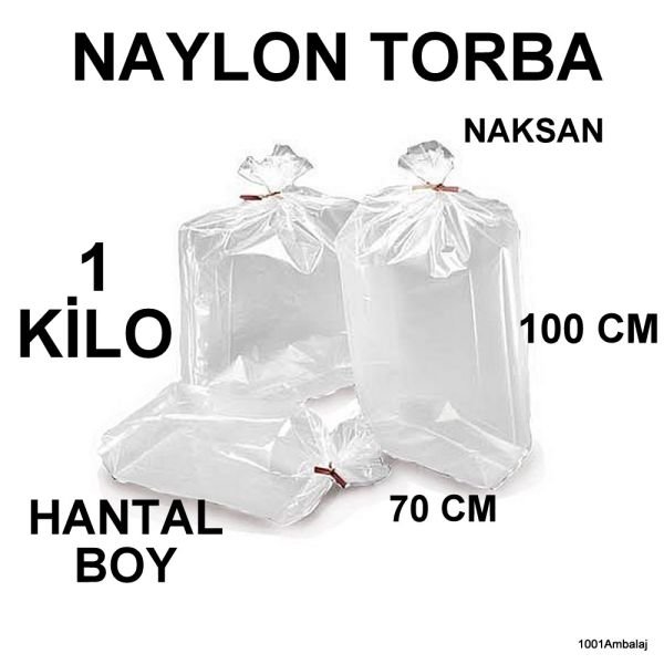 Naylon Torba 70X100 Cm Bakkaliye Torbası 1 Kilo Naksan