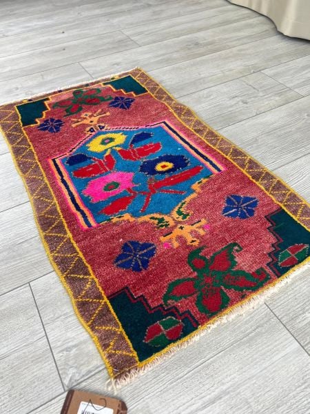 El Dokumasi Halı Kilim Yolluk Paspas Ölçü 85X50 Cm