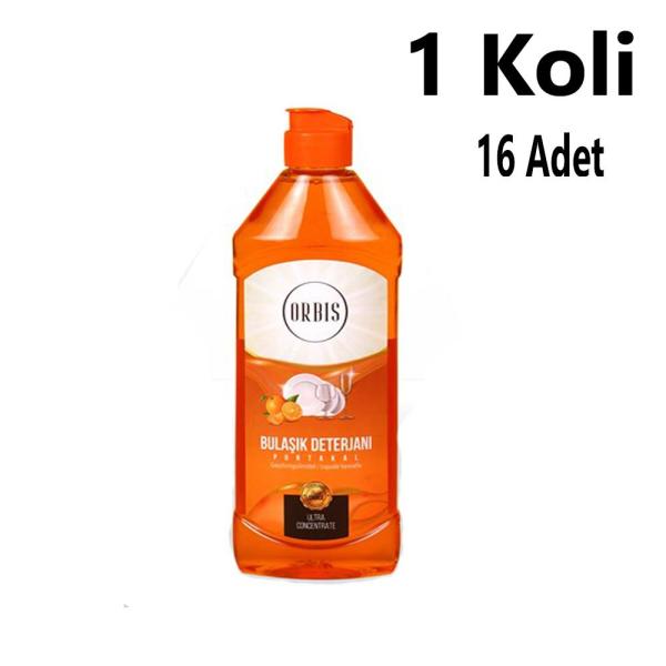 Bulaşik Deterjani 750 Ml Portakal Orbis 16 Adet 1 Koli