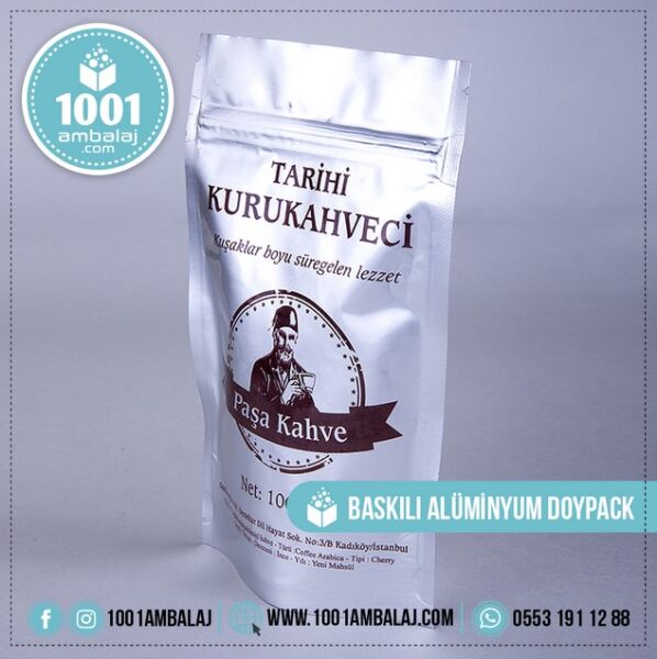 16X27 Cm Alüminyum Renk Doypack Torba /04/