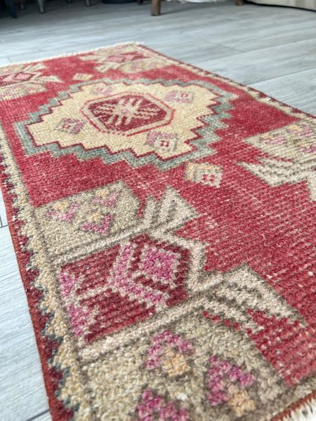 El Dokumasi Halı Kilim Yolluk Paspas Ölçü 95X45 Cm
