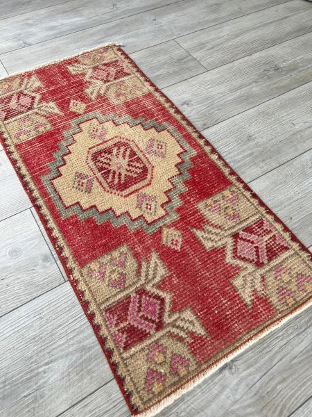 El Dokumasi Halı Kilim Yolluk Paspas Ölçü 95X45 Cm