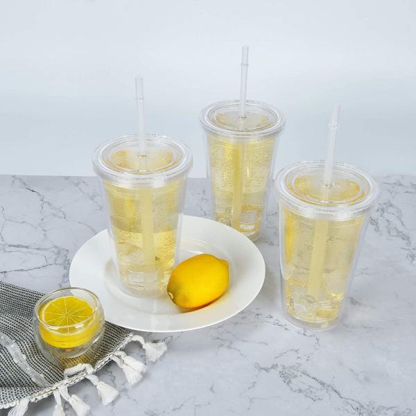Bardak Kapağı Düz Pipet Delikli Plastik Şeffaf 8 Oz - 18 Oz Arasi / 95 Çap / 1 Koli 1000 Adet