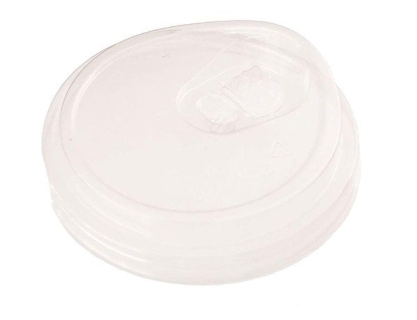 Bardak Kapağı Düz Klipsli Plastik Şeffaf 8 Oz - 18 Oz Arasi / 95 Çap / 1 Koli 1000 Adet