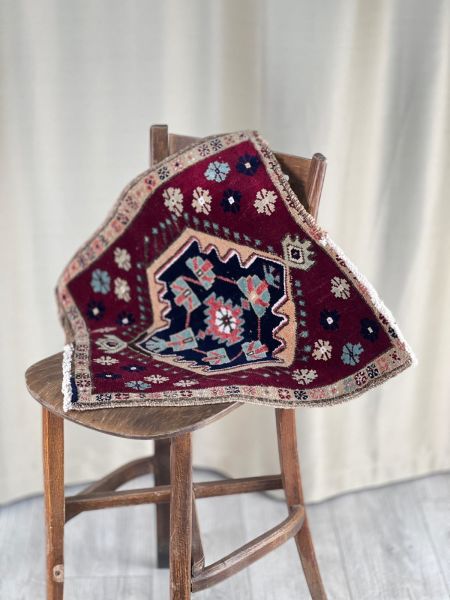 El Dokumasi Halı Kilim Yolluk Paspas Ölçü 56X56 Cm