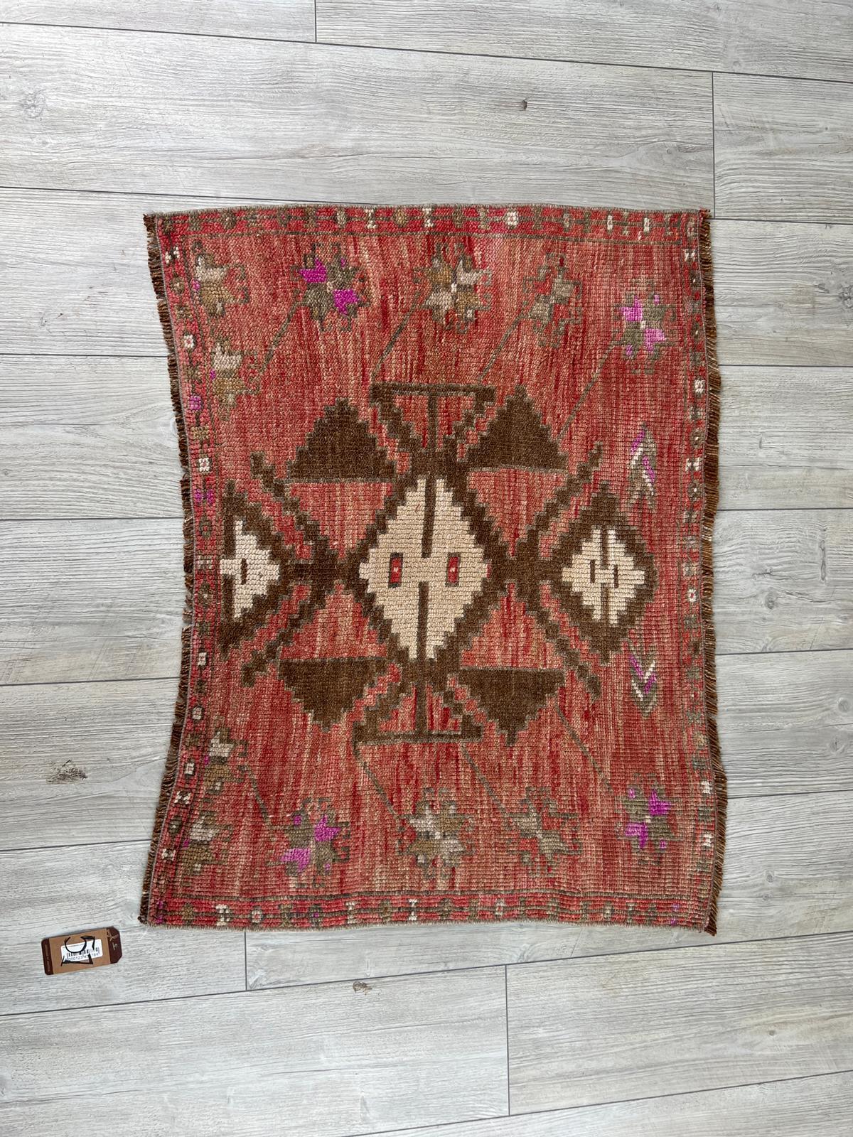 El Dokumasi Halı Kilim Yolluk Paspas Ölçü 93X72 Cm
